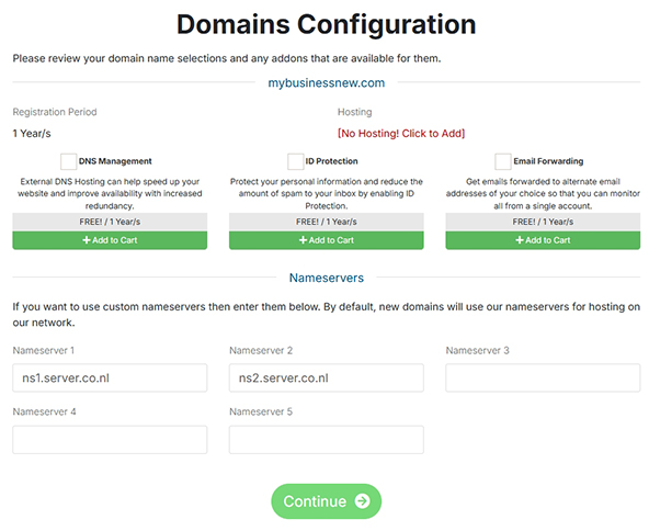 Domain Registration Process